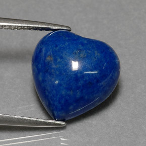 5,05 ctw natürlicher blauer Lapislazuli, Herzform, Lichtundurchlässig