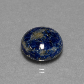 3,05 ctw natürlicher blauer Lapislazuli, Rundschliff, Lichtundurchlässig