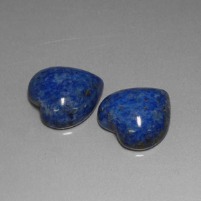  ct natürliche blauer Lapislazuli-Edelsteine, Herzform, Lichtundurchlässig
