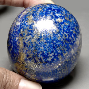 1052,65 ctw natürlicher blauer Lapislazuli, Oval Schliff, Lichtundurchlässig