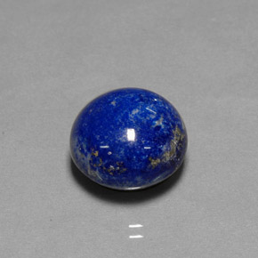 15,54 ctw natürlicher blauer Lapislazuli, Rundschliff, Lichtundurchlässig