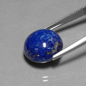 15,54 ctw natürlicher blauer Lapislazuli, Rundschliff, Lichtundurchlässig
