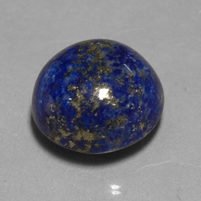 14,66 ctw natürlicher blauer Lapislazuli, Rundschliff, Lichtundurchlässig