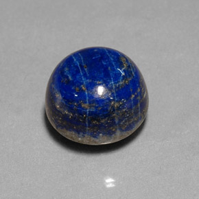 11,93 ctw natürlicher blauer Lapislazuli, Rundschliff, Lichtundurchlässig