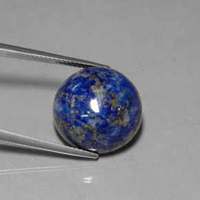 23,99 ctw natürlicher blauer Lapislazuli, Rundschliff, Lichtundurchlässig