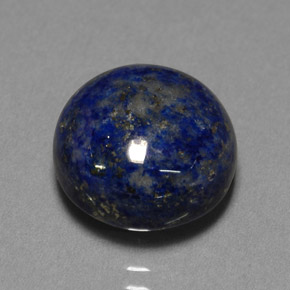 8,29 ctw natürlicher blauer Lapislazuli, Rundschliff, Lichtundurchlässig