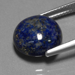 8,29 ctw natürlicher blauer Lapislazuli, Rundschliff, Lichtundurchlässig