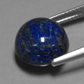 10,42 ctw natürlicher blauer Lapislazuli, Rundschliff, Lichtundurchlässig