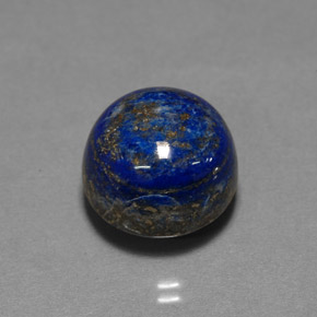 15,77 ctw natürlicher blauer Lapislazuli, Rundschliff, Lichtundurchlässig