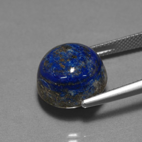 15,77 ctw natürlicher blauer Lapislazuli, Rundschliff, Lichtundurchlässig