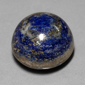 14,91 ctw natürlicher blauer Lapislazuli, Rundschliff, Lichtundurchlässig