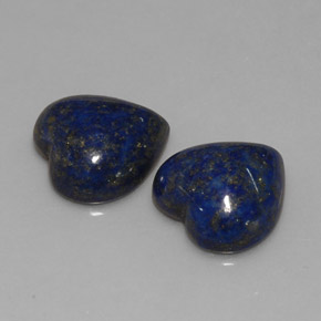  ct natürliche blauer Lapislazuli-Edelsteine, Herzform, Lichtundurchlässig