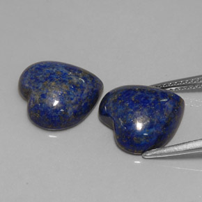  ct natürliche blauer Lapislazuli-Edelsteine, Herzform, Lichtundurchlässig