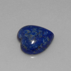 5,89 ctw natürlicher blauer Lapislazuli, Herzform, Lichtundurchlässig