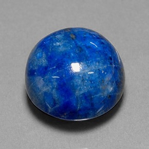 19,11 ctw natürlicher blauer Lapislazuli, Rundschliff, Lichtundurchlässig