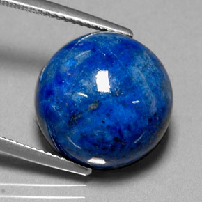 19,11 ctw natürlicher blauer Lapislazuli, Rundschliff, Lichtundurchlässig