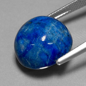 19,11 ctw natürlicher blauer Lapislazuli, Rundschliff, Lichtundurchlässig