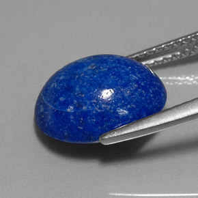 4,72 ctw natürlicher blauer Lapislazuli, Oval Schliff, Lichtundurchlässig