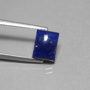 2,95 ctw natürlicher blauer Lapislazuli, Baguette, Lichtundurchlässig