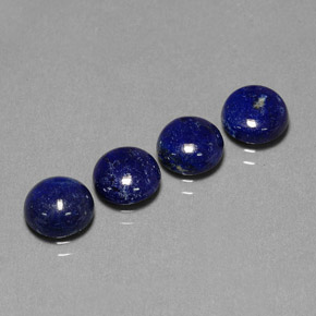  ct natürliche blauer Lapislazuli-Edelsteine, Rundschliff, Lichtundurchlässig
