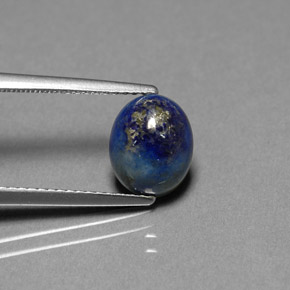 2,16 ctw natürlicher blauer Lapislazuli, Oval Schliff, Lichtundurchlässig