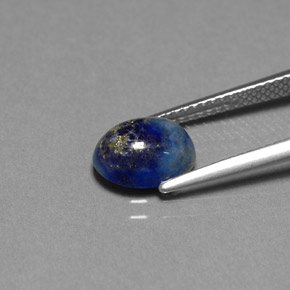 2,16 ctw natürlicher blauer Lapislazuli, Oval Schliff, Lichtundurchlässig