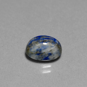 2,55 ctw natürlicher blauer Lapislazuli, Oval Schliff, Lichtundurchlässig