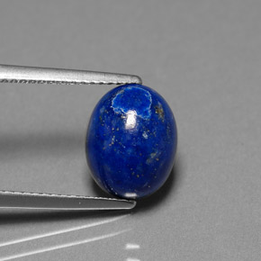 3,74 ctw natürlicher blauer Lapislazuli, Oval Schliff, Lichtundurchlässig