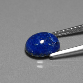 3,74 ctw natürlicher blauer Lapislazuli, Oval Schliff, Lichtundurchlässig