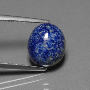 4,06 ctw natürlicher blauer Lapislazuli, Oval Schliff, Lichtundurchlässig