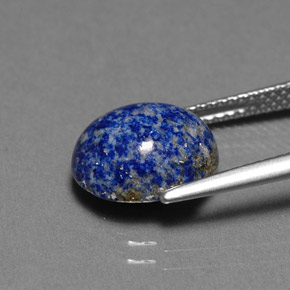 4,06 ctw natürlicher blauer Lapislazuli, Oval Schliff, Lichtundurchlässig