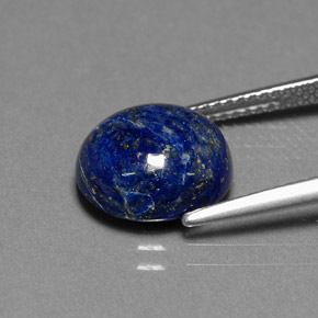 4,58 ctw natürlicher blauer Lapislazuli, Oval Schliff, Lichtundurchlässig