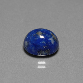 4,87 ctw natürlicher blauer Lapislazuli, Oval Schliff, Lichtundurchlässig