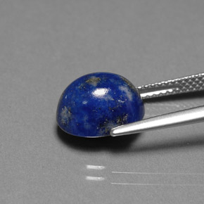 4,87 ctw natürlicher blauer Lapislazuli, Oval Schliff, Lichtundurchlässig