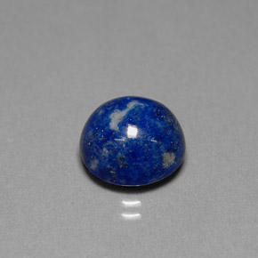 6,65 ctw natürlicher blauer Lapislazuli, Rundschliff, Lichtundurchlässig