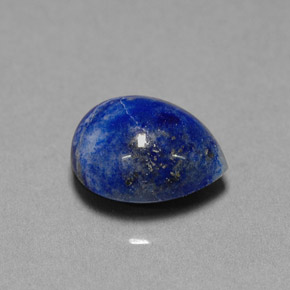 4,92 ctw natürlicher blauer Lapislazuli, Birnenform, Lichtundurchlässig