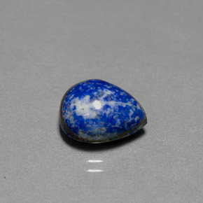 5,40 ctw natürlicher blauer Lapislazuli, Birnenform, Lichtundurchlässig