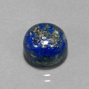 5,87 ctw natürlicher blauer Lapislazuli, Rundschliff, Lichtundurchlässig