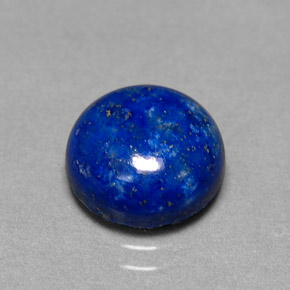4,10 ctw natürlicher blauer Lapislazuli, Rundschliff, Lichtundurchlässig