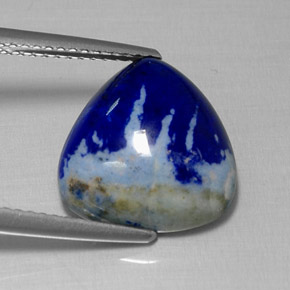 6,82 ctw natürlicher blauer Lapislazuli, Trillion, Lichtundurchlässig