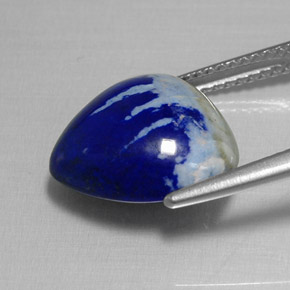 6,82 ctw natürlicher blauer Lapislazuli, Trillion, Lichtundurchlässig