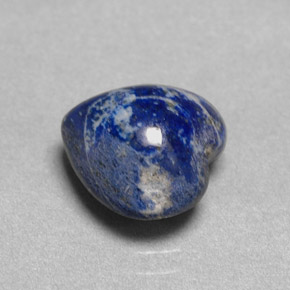 3,85 ctw natürlicher blauer Lapislazuli, Herzform, Lichtundurchlässig
