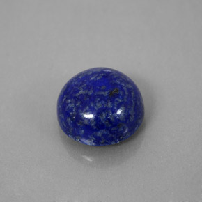4,91 ctw natürlicher blauer Lapislazuli, Rundschliff, Lichtundurchlässig
