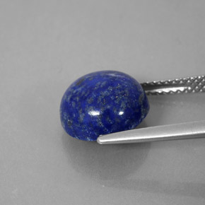 4,91 ctw natürlicher blauer Lapislazuli, Rundschliff, Lichtundurchlässig