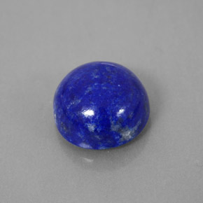 4,33 ctw natürlicher blauer Lapislazuli, Rundschliff, Lichtundurchlässig