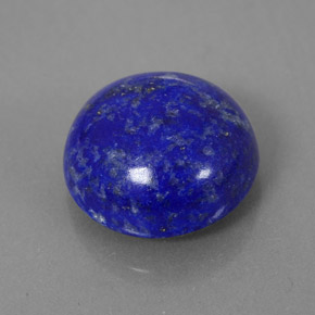6,14 ctw natürlicher blauer Lapislazuli, Rundschliff, Lichtundurchlässig