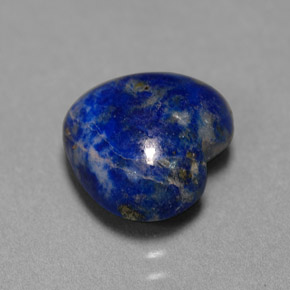 4,07 ctw natürlicher blauer Lapislazuli, Herzform, Lichtundurchlässig