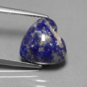 4,82 ctw natürlicher blauer Lapislazuli, Herzform, Lichtundurchlässig