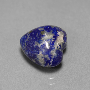 4,82 ctw natürlicher blauer Lapislazuli, Herzform, Lichtundurchlässig