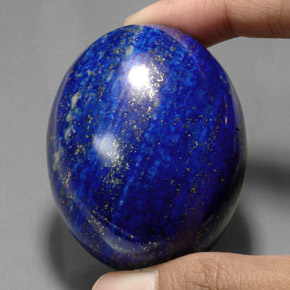 570,00 ctw natürlicher blauer Lapislazuli, Oval Schliff, Lichtundurchlässig